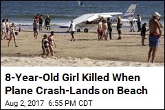 Sunbathing Man, Girl Killed When Plane Lands on Beach