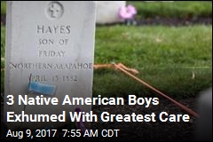 3 Native American Boys Go Home a Century After Death