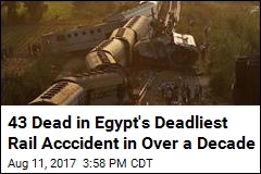 Egypt&#39;s Deadliest Rail Accident in Over a Decade Kills 43