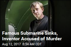 Famous Submarine Sinks, Inventor Accused of Murder