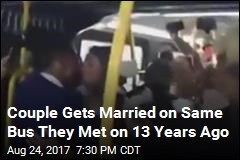 Couple Who Met on Bus Gets Married on One 13 Years Later