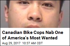 Canadian Bike Cops Nab One of America&#39;s Most Wanted