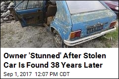 Car Pulled From &#39;Watery Grave&#39; 38 Years After It Was Stolen