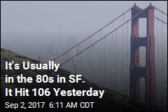 It&#39;s Usually in the 80s in SF. It Hit 106 Yesterday