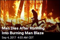 Man Dies After Running Into Burning Man Blaze