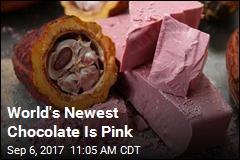 World&#39;s Newest Chocolate Is Pink