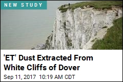 &#39;ET&#39; Dust Extracted From White Cliffs of Dover