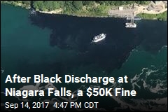 After Black Discharge at Niagara Falls, a $50K Fine