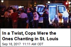 In a Twist, Cops Were the Ones Chanting in St. Louis