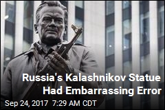 Russia&#39;s Kalashnikov Statue Contained Nazi Error