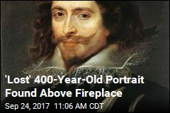 &#39;Lost&#39; 400-Year-Old Portrait Found Above Fireplace