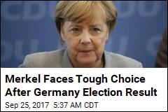Merkel Faces Tough Choice After Germany Election Result