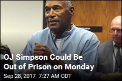 OJ May Be Out of Prison on Monday