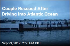 Couple Rescued After Driving Into Atlantic Ocean