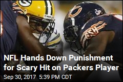 NFL Suspends Bears Player for Scary Hit on Packers Receiver