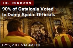 Officials: 90% Chose Independence in Catalonia Vote