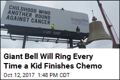 Giant Bell Will Ring Every Time a Kid Finishes Chemo