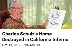 Lost in California Wildfires: Peanuts Creator&#39;s Home