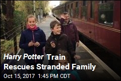 Harry Potter Train Rescues Stranded Family