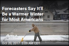 NOAA Predicts Warmer Winter for Most Americans
