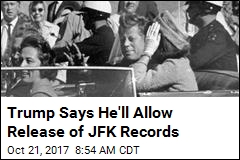 Trump Plans to Allow Release of JFK Assassination Records