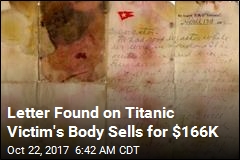 Letter Found on Titanic Victim Sells for $166K