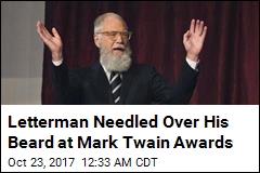 David Letterman Honored With Mark Twain Prize