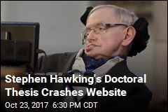 Stephen Hawking&#39;s Doctoral Thesis Crashes Website