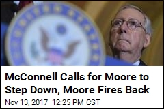 McConnell Calls for Roy Moore to &#39;Step Aside&#39;