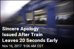 Japan Train Company Is Very Sorry for Leaving 20 Seconds Early