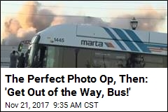 The Perfect Photo Op, Then: &#39;Get Out of the Way, Bus!&#39;
