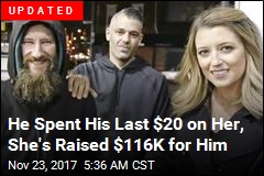 Woman Raises Over $60K for Homeless Man Who Helped Her