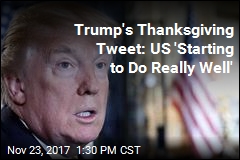 Trump&#39;s Thanksgiving Call to Troops: &#39;We&#39;re Really Winning&#39;