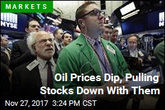 Oil Prices Dip, Pulling Stocks Down With Them