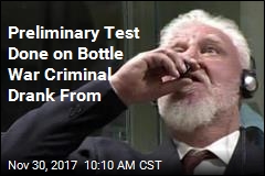 Prosecutor: War Criminal Drank Deadly Chemical