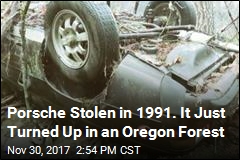 Porsche Appears in Forest 27 Years After Being Stolen