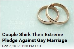 Man Backpedals on Vow to Divorce Wife Over Gay Marriage