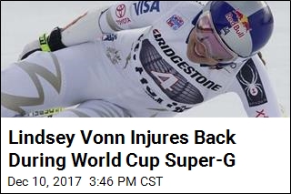 Lindsey Vonn Injures Back During World Cup Super-G