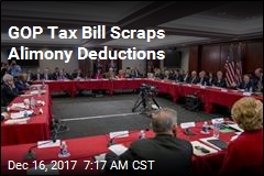 GOP Tax Bill Scraps Alimony Deductions