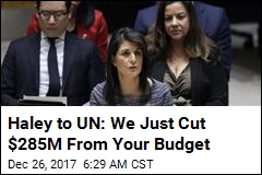 US Says It Negotiated $285M Cut in UN Budget