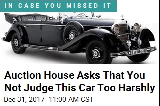 Car That Carried a Standing Hitler to Be Sold