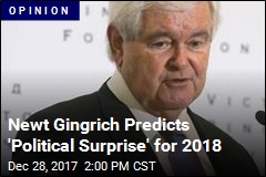 Newt Gingrich Predicts &#39;Political Surprise&#39; for 2018