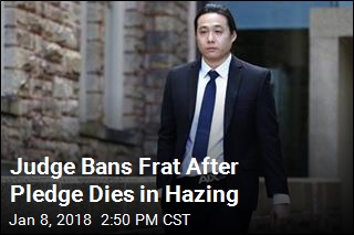 Fraternity Banned After Hazing Death