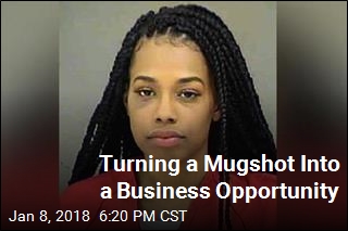 Hairdresser Uses Mugshot to Promote Her Business
