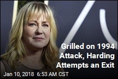 Grilled on 1994 Attack, Harding Attempts an Exit