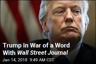 Trump in War of Word With the Wall Street Journal