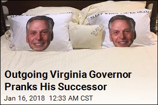 Outgoing Virginia Governor Pranks His Successor