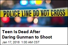 Teen Is Dead After Daring Gunman to Shoot