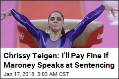 Chrissy Teigen Offers to Pay $100K Fine for Maroney
