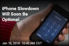 iPhone Slowdown Will Soon Be Optional